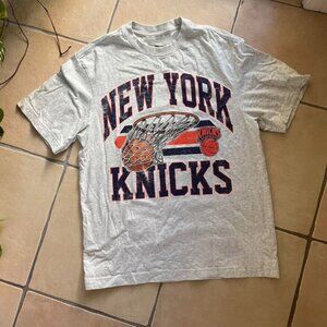 New York Knicks T Grey shirt retro grey Unisex Tee